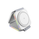 CHARGEUR SANS FIL MULTIFONCTION MOBI 3-EN-1 15W STAND