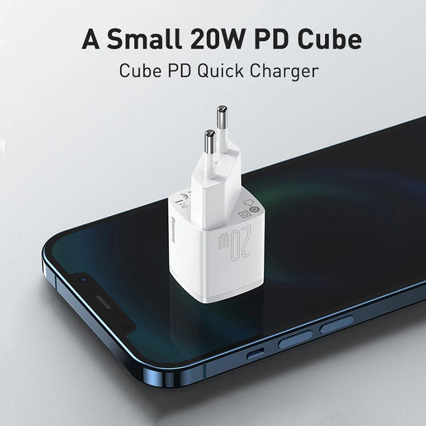 BASEUS CHARGEUR USB TYPE C 20W PD CHARGE RAPIDE