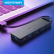 HUB USB 3.0 HUB USB 2.0 ADAPTATEUR MULTI-USB RÉPARTITEUR 4 PORTS HAUTE VITESSE AVEC PORT DE CHARGE MICRO USB