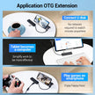 HUB USB 3.0 HUB USB 2.0 ADAPTATEUR MULTI-USB RÉPARTITEUR 4 PORTS HAUTE VITESSE AVEC PORT DE CHARGE MICRO USB