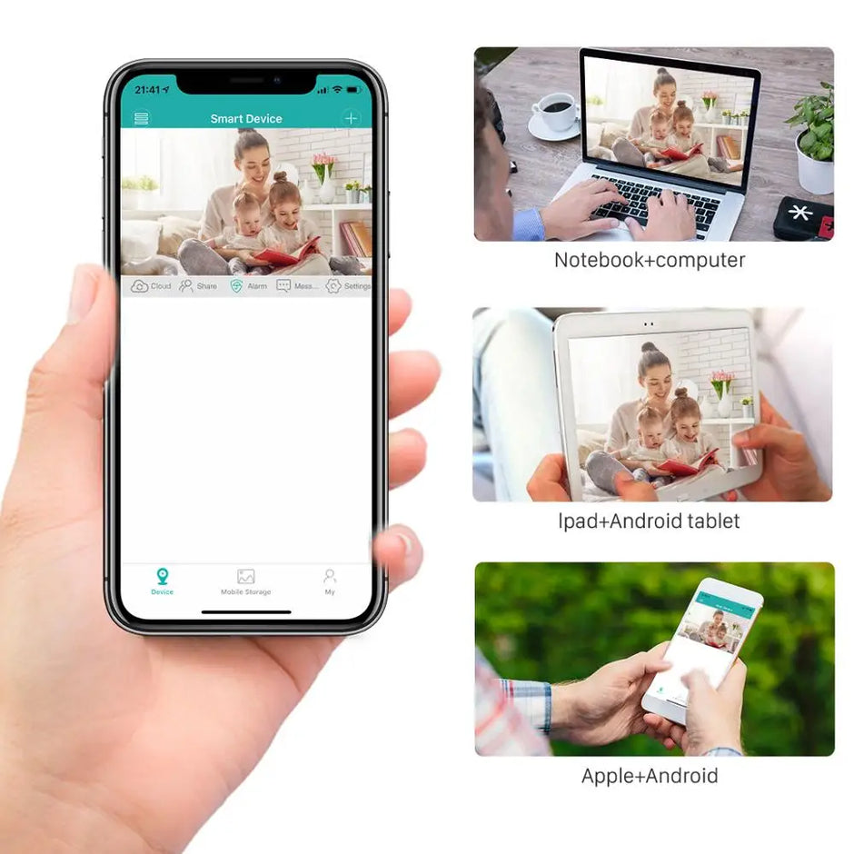 CAMÉRA DE SÉCURITÉ DOMESTIQUE WIFI 3MP 2K MINI CAMÉRA IP PTZ SUIVI AUTOMATIQUE AUDIO BIDIRECTIONNEL DÉTECTION DE MOUVEMENT