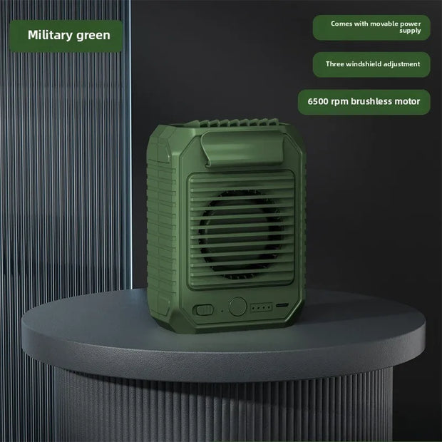 VENTILATEUR PORTATIF À PINCE DE TAILLE ALIMENTÉ SANS LES MAINS VENTILATEUR RAFRAÎCHISSANT POUR LE CORPS