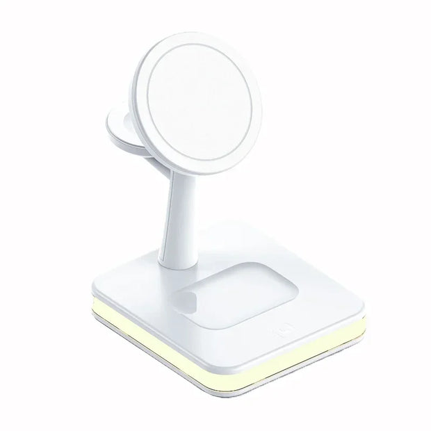 SUPPORT DE CHARGEURS RAPIDES SANS FIL MAGNÉTIQUES 30W 3 EN 1