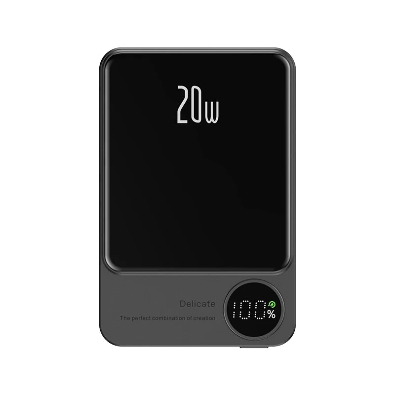 BATTERIE EXTERNE MAGNÉTIQUE MAGSAFE EN ALLIAGE 10000MAH