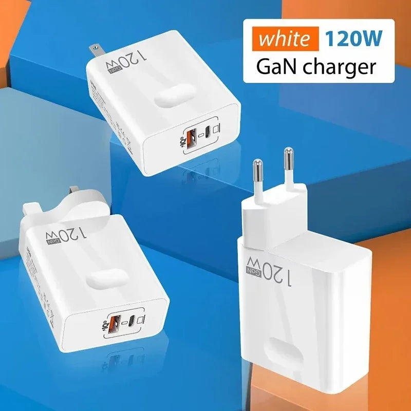 ADAPTATEUR DE CHARGEMENT ULTRA RAPIDE USB-C PD CHARGEUR USB POUR TÉLÉPHONE, ORDINATEUR PORTABLE, TABLETTE, MACBOOK