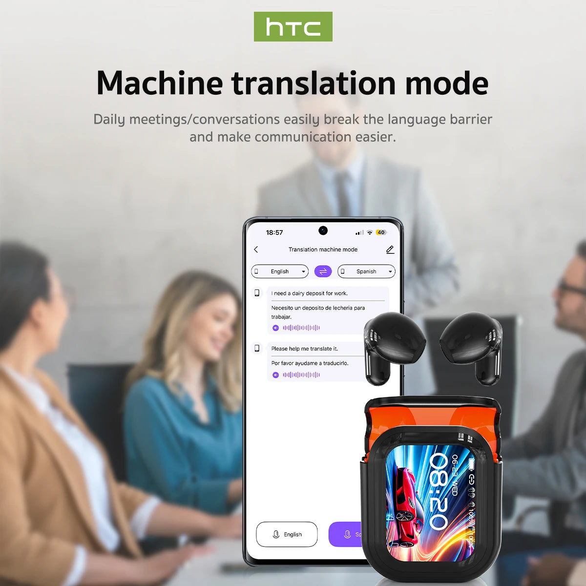 HTC NE20 NOUVEAUX ÉCOUTEURS SANS FIL BLUETOOTH