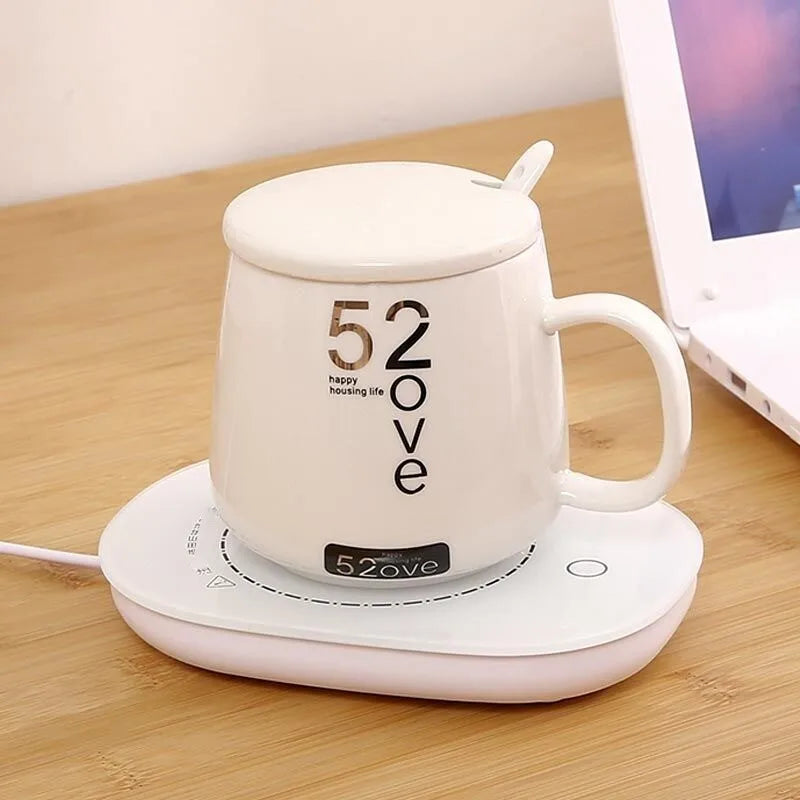 Electric Heated Coffee Mug Heating Coaster for Home Office