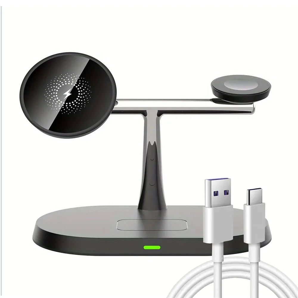 SUPPORT DE CHARGEUR SANS FIL MAGNÉTIQUE 3 EN 1