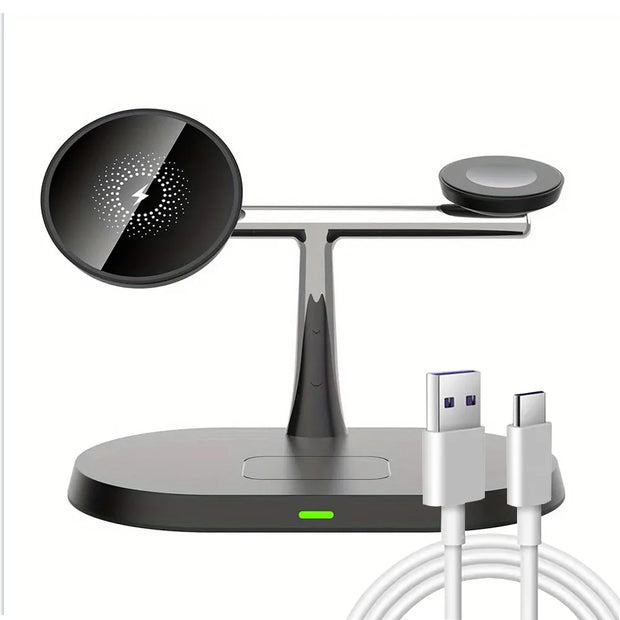SUPPORT DE CHARGEUR SANS FIL MAGNÉTIQUE 3 EN 1