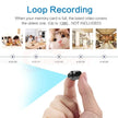 CAMÉRA MINI WIFI 1080P HD SÉCURITÉ INTÉRIEURE GRAND ANGLE PETITE CAMÉRA VISION NOCTURNE SURVEILLANCE MOUVEMENT MICROPHONE MONITEUR BÉBÉ