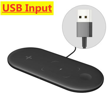 SUPPORT DE CHARGEUR SANS FIL 3 EN 1 300W TAPIS DE CHARGE SUPER RAPIDE