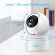 CAMÉRA DE SÉCURITÉ DOMESTIQUE WIFI 3MP 2K MINI CAMÉRA IP PTZ SUIVI AUTOMATIQUE AUDIO BIDIRECTIONNEL DÉTECTION DE MOUVEMENT