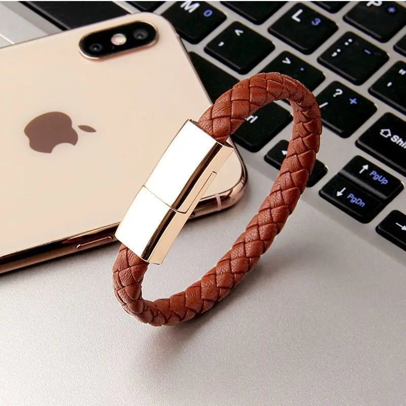 BRACELET PORTABLE CÂBLE DE CHARGE RAPIDE USB MICRO TYPE-C LIGNE DE DONNÉES