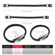 BRACELET PORTABLE CÂBLE DE CHARGE RAPIDE USB MICRO TYPE-C LIGNE DE DONNÉES
