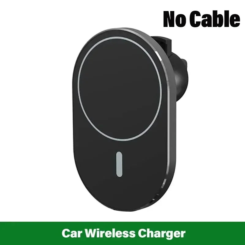 CHARGEUR SANS FIL MAGNÉTIQUE POUR VOITURE MAGSAFE POUR TÉLÉPHONE PORTABLE SUPPORT DE TÉLÉPHONE POUR GRILLE D’AÉRATION