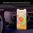CHARGEUR SANS FIL MAGNÉTIQUE POUR VOITURE MAGSAFE POUR TÉLÉPHONE PORTABLE SUPPORT DE TÉLÉPHONE POUR GRILLE D’AÉRATION