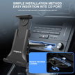 SUPPORT UNIVERSEL POUR TABLETTE DE VOITURE AVEC FIXATION SUR FENTE CD – SUPPORT AJUSTABLE POUR IPAD PRO/AIR/MINI