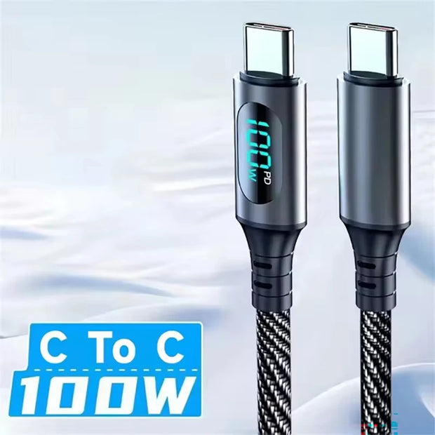 BATTERIE EXTERNE MINI 50000MAH CHARGEUR PORTABLE AVEC ÉCRAN MIROIR LED