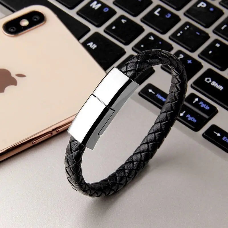 BRACELET PORTABLE CÂBLE DE CHARGE RAPIDE USB MICRO TYPE-C LIGNE DE DONNÉES