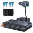 ADAPTATEUR CHARGE RAPIDE VOITURE 9 EN 1 AVEC 3 PRISES PD INDÉPENDANTES ET RÉPARTITEUR D’ALLUME-CIGARE