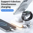 SUPPORT DE CHARGEURS RAPIDES SANS FIL MAGNÉTIQUES 30W 3 EN 1
