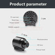 CAMÉRA MINI WIFI 1080P HD SÉCURITÉ INTÉRIEURE GRAND ANGLE PETITE CAMÉRA VISION NOCTURNE SURVEILLANCE MOUVEMENT MICROPHONE MONITEUR BÉBÉ