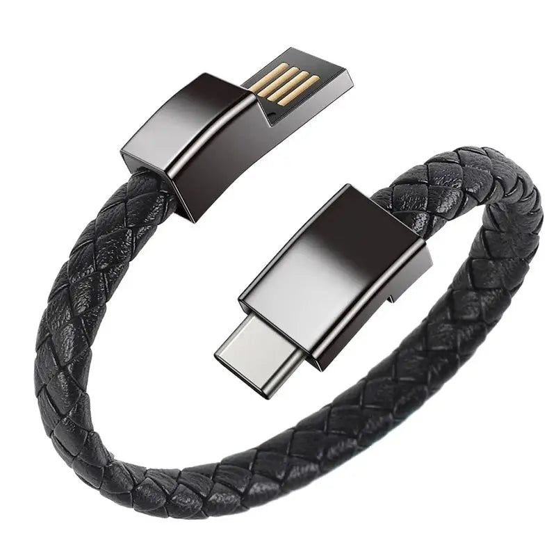 BRACELET PORTABLE CÂBLE DE CHARGE RAPIDE USB MICRO TYPE-C LIGNE DE DONNÉES
