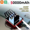 BATTERIE EXTERNE MINI 50000MAH CHARGEUR PORTABLE AVEC ÉCRAN MIROIR LED