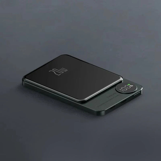 BATTERIE EXTERNE MAGNÉTIQUE MAGSAFE EN ALLIAGE 10000MAH