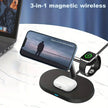 SUPPORT DE CHARGEUR SANS FIL MAGNÉTIQUE 3 EN 1