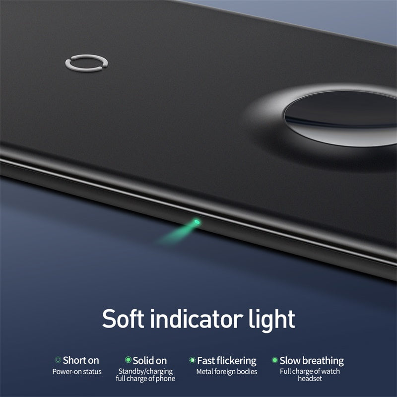 CHARGEMENT SANS FIL 3 EN 1 - PUNCH MOBI