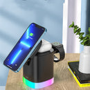 MAGNETIC CHARGEUR SANS FIL 3 EN 1 LUMIÈRE AMBIANTE RGB