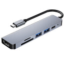 DOCK 4K HD USB ORDINATEUR PORTABLE 6 EN 1