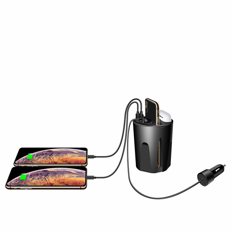 MOBI - CHARGEUR VOITURE SANS FIL CUP 4 EN 1