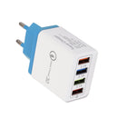 CHARGEUR USB QUICK CHARGE 3.0 ADAPTATEUR 4 PORTS