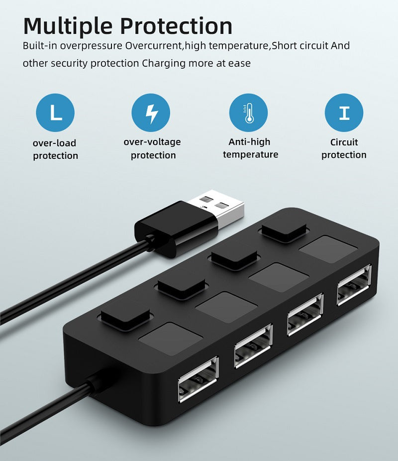 ACEELE RÉPARTITEUR USB 2.0 HUBS