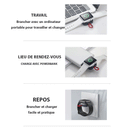 CHARGEUR SANS FIL MAGNÉTIQUE UNIVERSEL RAPIDE