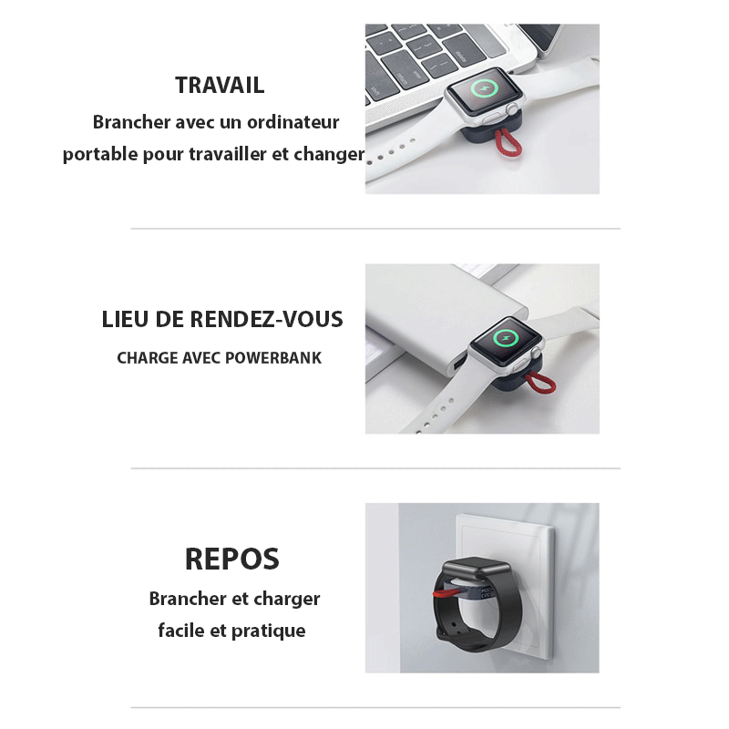CHARGEUR SANS FIL MAGNÉTIQUE UNIVERSEL RAPIDE