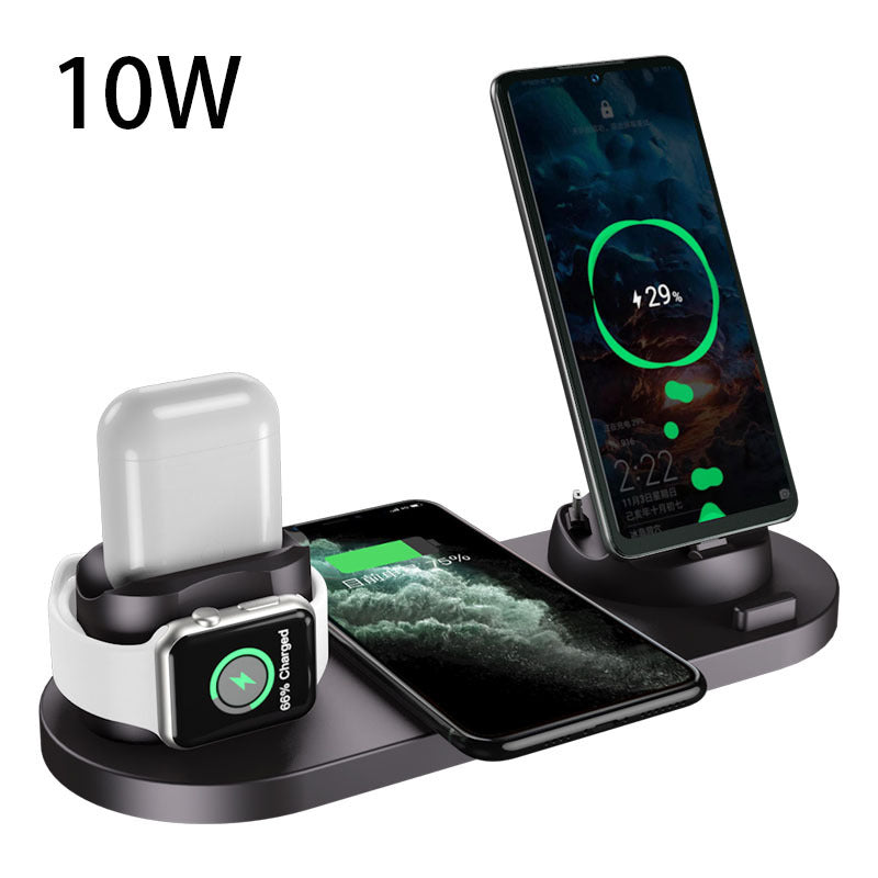 SUPPORT DE CHARGEUR SANS FIL 6 EN 1 COMPATIBLE