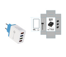 CHARGEUR USB QUICK CHARGE 3.0 ADAPTATEUR 4 PORTS