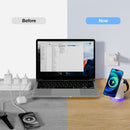 MAGNETIC CHARGEUR SANS FIL 3 EN 1 LUMIÈRE AMBIANTE RGB