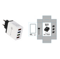 CHARGEUR USB QUICK CHARGE 3.0 ADAPTATEUR 4 PORTS