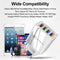 CHARGEUR USB QUICK CHARGE 3.0 ADAPTATEUR 4 PORTS