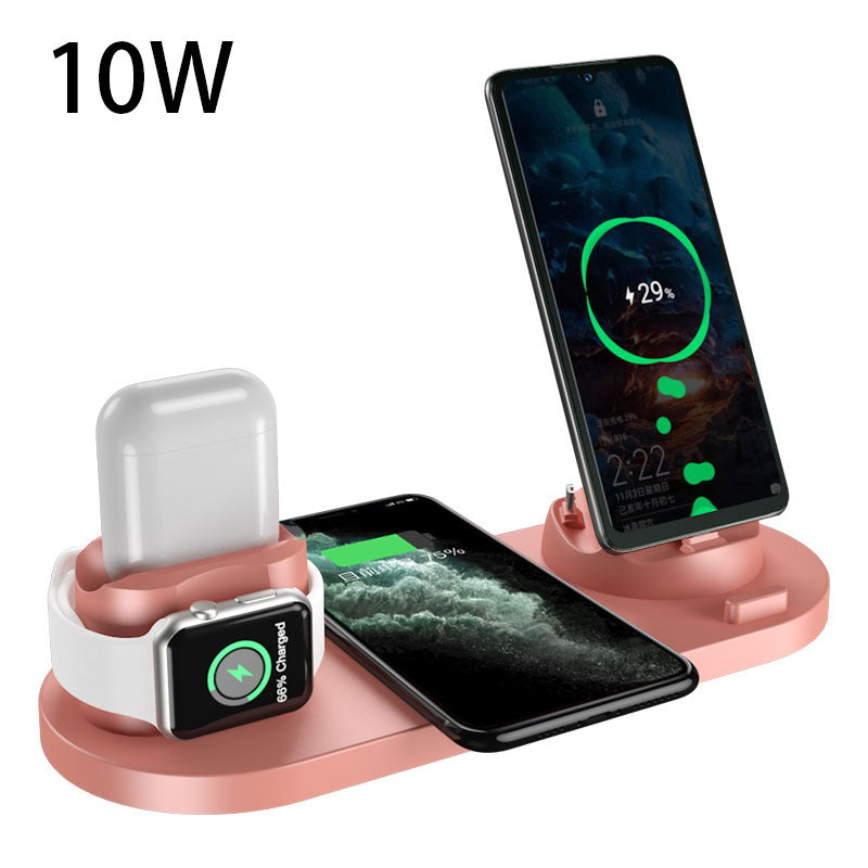SUPPORT DE CHARGEUR SANS FIL 6 EN 1 COMPATIBLE