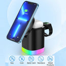 MAGNETIC CHARGEUR SANS FIL 3 EN 1 LUMIÈRE AMBIANTE RGB